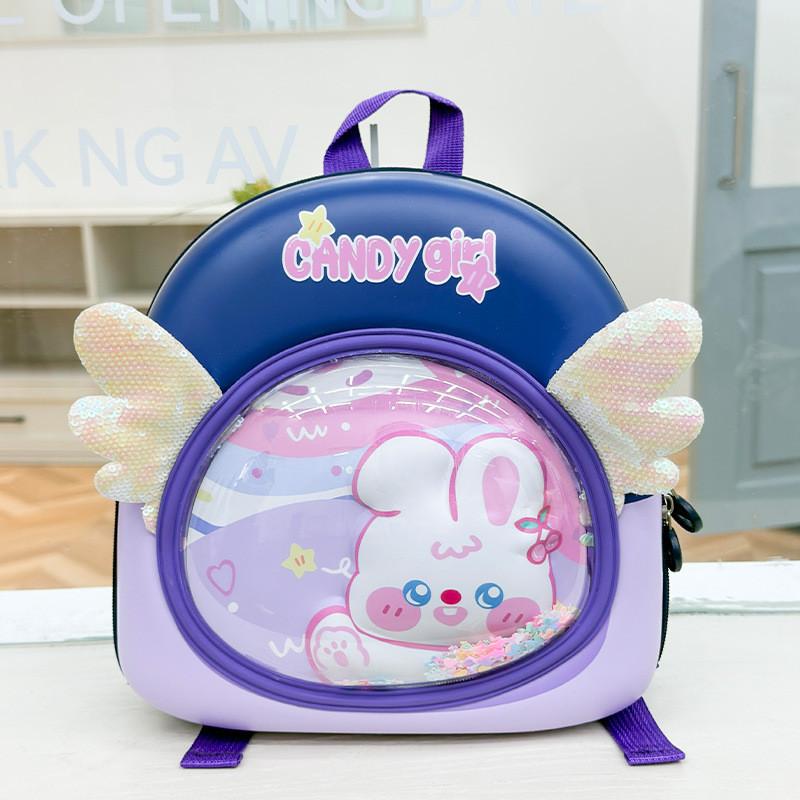 Childrens Cartoon Bunny Backpack With Eva Material For Kindergarten Girls