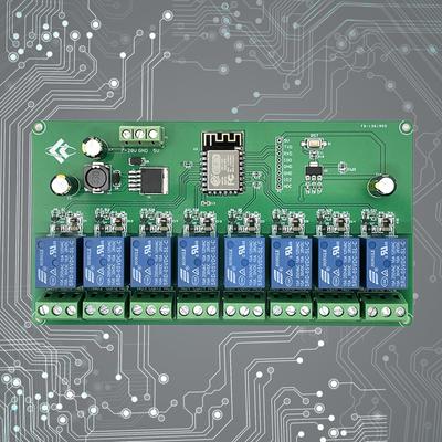 ESP8266 5V WiFi Relay Module 8 Channel APP Control for Smart Home Automation System