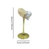 Conch Shell Champagne Glass Cup for Celebrations, Unique Drinkware for Adults Home Bar Wedding Favor Decoration Artistic Display