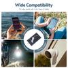 8 Watt Solar Panel - IPX6 Waterproof 5 Volt Mono line Solar Panel 19% High Efficiency Type-C Fast Charging Portable Solar Panel for Smart Phone