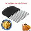 Wolf Tooth Wavy Potato Knife - Corrugated Slicer for Fancy Cuts