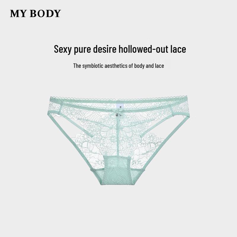 

mybody Женские сексуальные кружевные трусы-слипы с низкой посадкой M