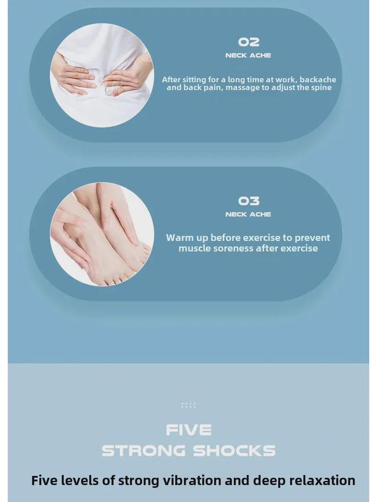 Electric Vibrating Massage Ball for Muscle Relaxation and Fitness