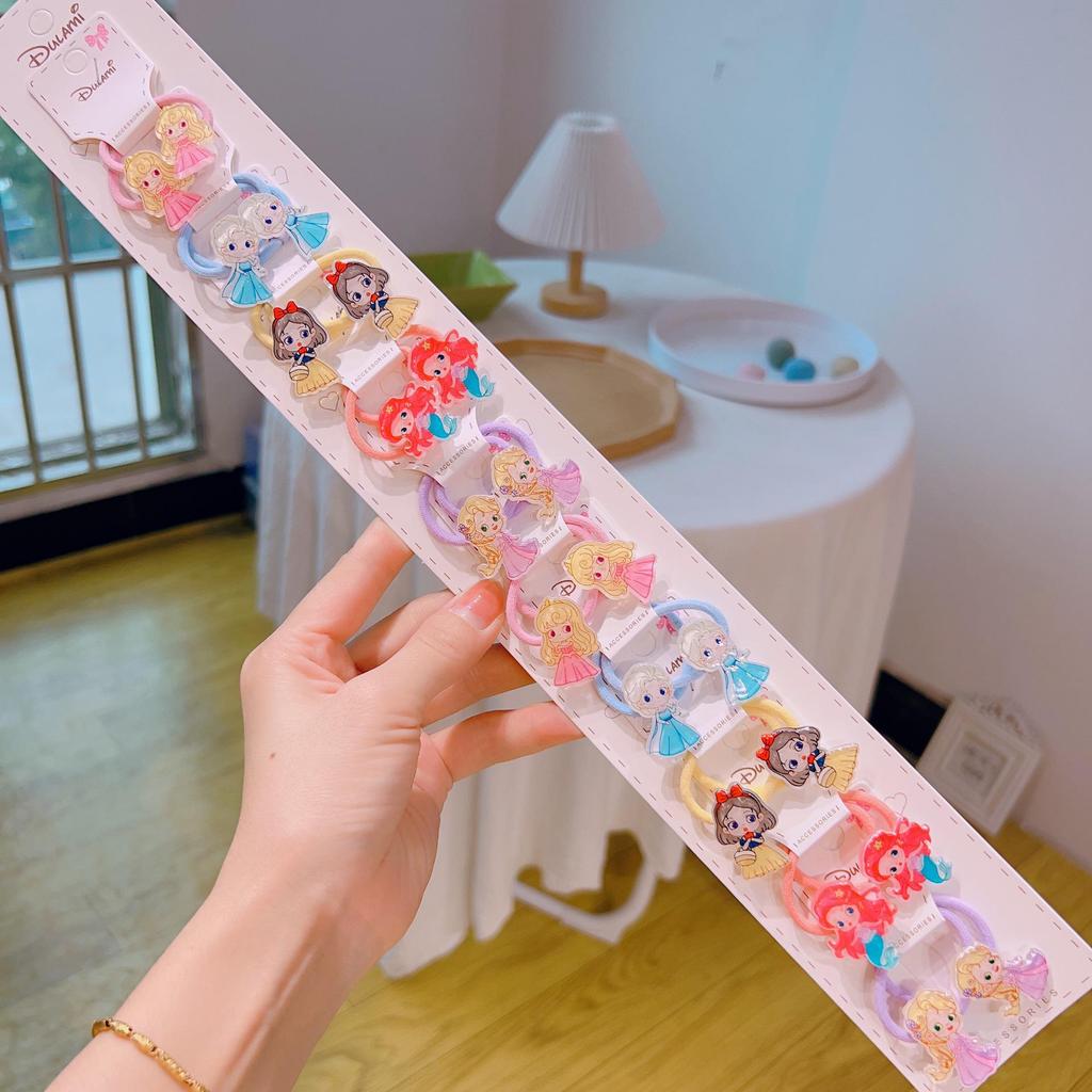 Korean Princess Mermaid Hair Clips & Ties - Cute Hair Accessories for Girls