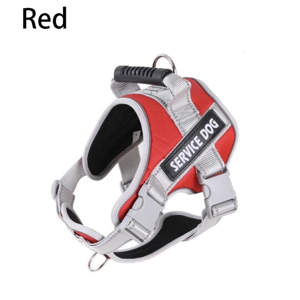 Leash Set Adjustable Harness Adjustable Reflective Vest Harness Service Dog Harness All Breeds