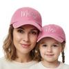 Vintage Parent-child Baseball Hats Adjustable Family Baseball Cap Mama Mini Embroidery Caps Gifts