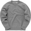 Polo Crew Neck Slim Fit Embroidered Long Sleeve Sweatshirt Men Sweatshirt Gray 710881519-017