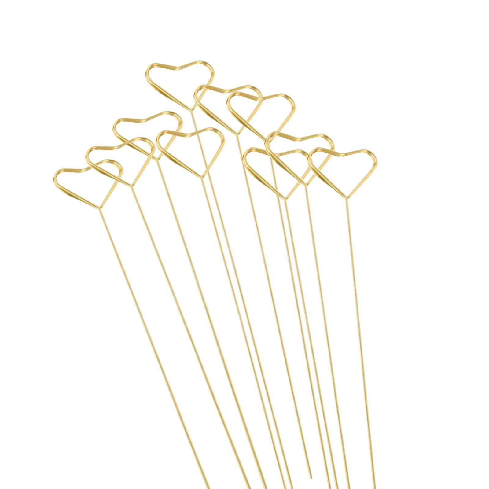 

20 шт. цветочные держатели для карточек, металлические проволочные держатели для карточек, держатели для фотографий, зажимы для фото, цветочные палочки для свадебной вечеринки One Size