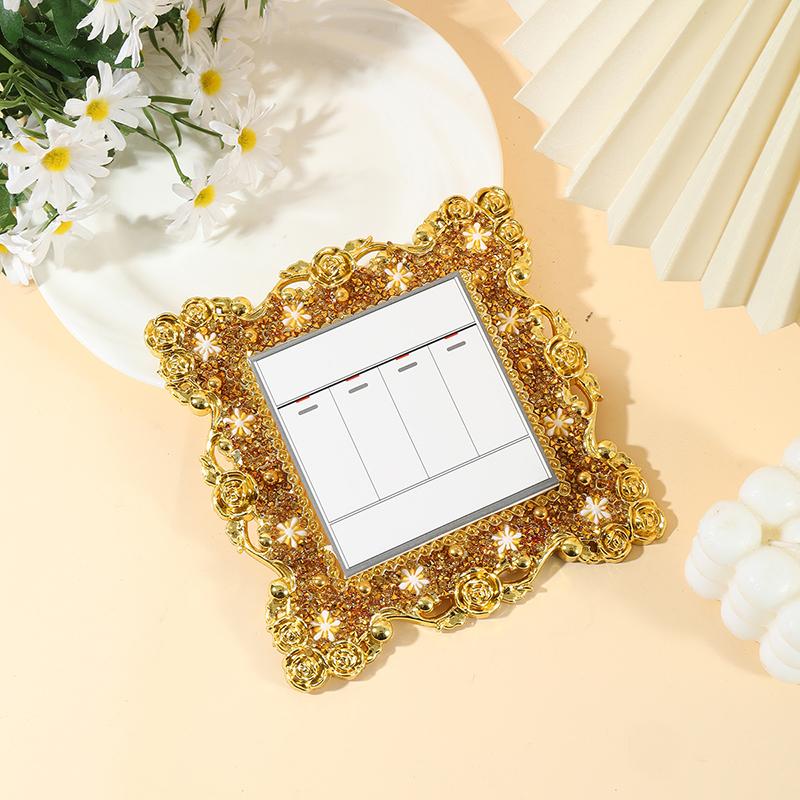 

1 шт. наклейка на кристальный выключатель из АБС-пластика, подходит для комнаты, украшения настенного выключателя в гостиной и рождественского украшения