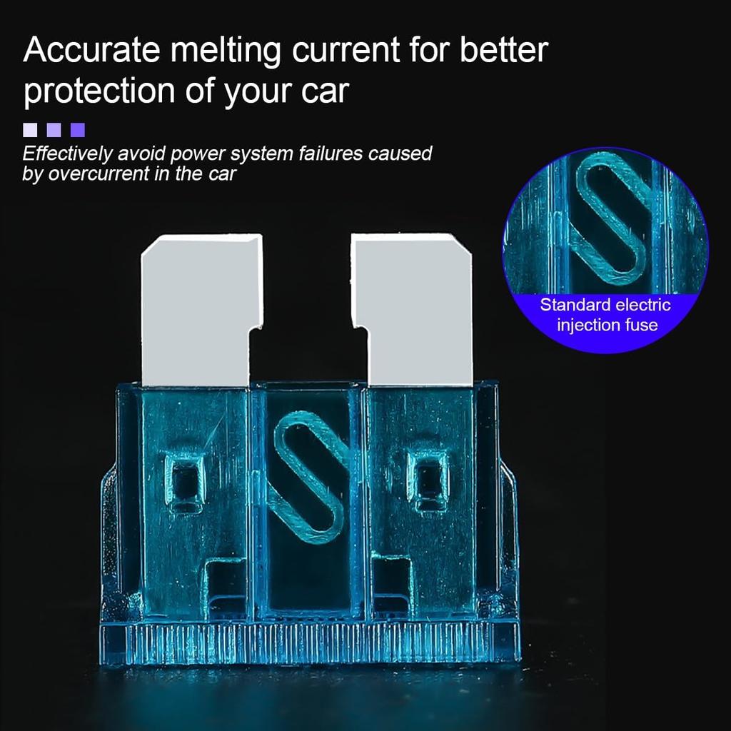 Mandark 306PCS Car Fuses Assortment Kit, Mixed Vehicle Blade Fuses - Standard & Mini & Low Profile Mini Fuse (2A 5A 7.5A 10A 15A 20A 25A 30A