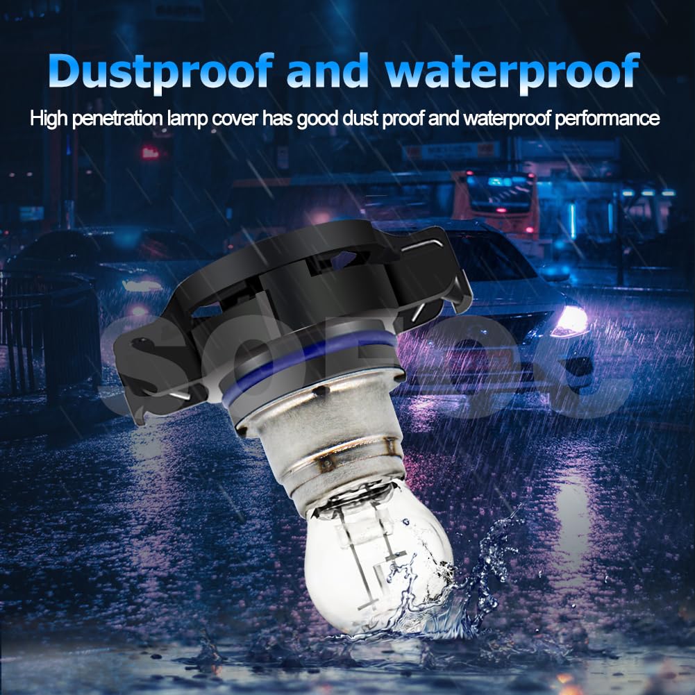 SOFOC PSR24W Car Signal/Auxiliary Lights DRL Fog Lights Brake Reverse Lights etc 24W Warm White 2pcs