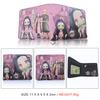 Japan Cartoon Comics Demon Slayer: Kimetsu No Yaiba - Infinity Castle Arc Cartoon Coin Purse Portable Card Holder 7567