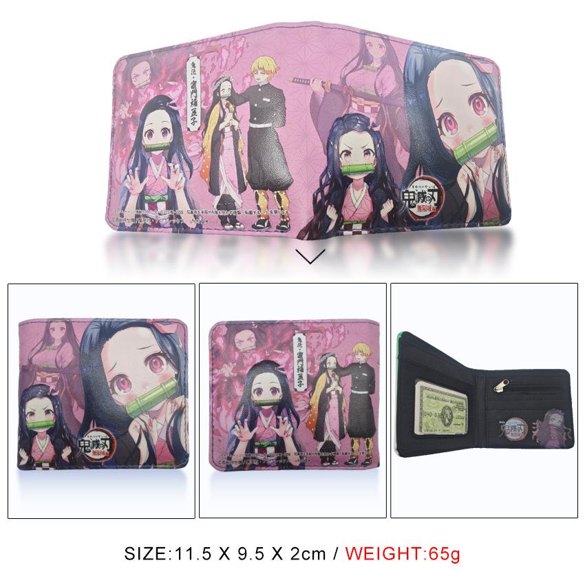 Японские мультфильмы комиксы Клинок рассекающий демонов Клинок рассекающий демонов - Арка Бесконечного Замка Мультяшная монетница Портативный держатель для карт 7567 115x95x2 красный 990₽