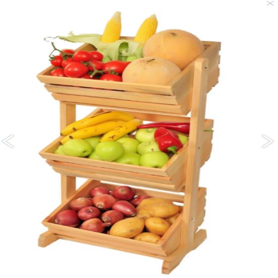 

Деревянная подставка для фруктов Crisper