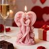 3D Couple Silicone Mold DIY Bride and Groom Scented Candle Silicone Mold Wedding Decoration Home Decor Couple Gift