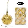 Christmas Gift Christmas Decoration Ball Electroplated Xmas Tree Hanging Ornaments