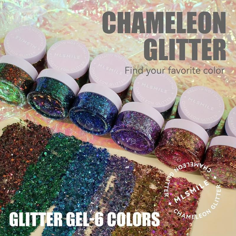 Chameleon Body Sequins Halloween Color-changing Glitter Highlighter Eyeshadow