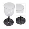 Portable Collapsible Wine Glass Shatterproof Clear Detachable Plastic Wine Glasses for Outdoor Camping Travel