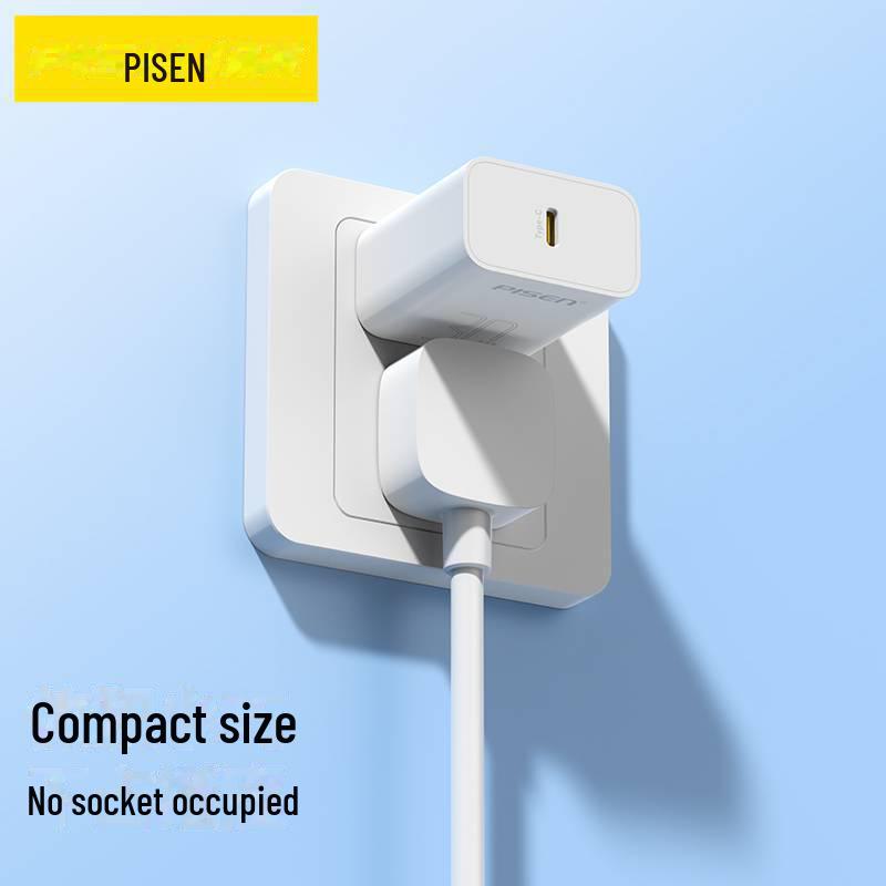 PISEN PD30W Fast Charger for Apple iPhone 14 & iPad
