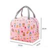 1/2PCS Cute Cartoon Bento Lunch Bag Aluminum Foil Handheld Lunch Bag for Office Workers Portable Meal Package