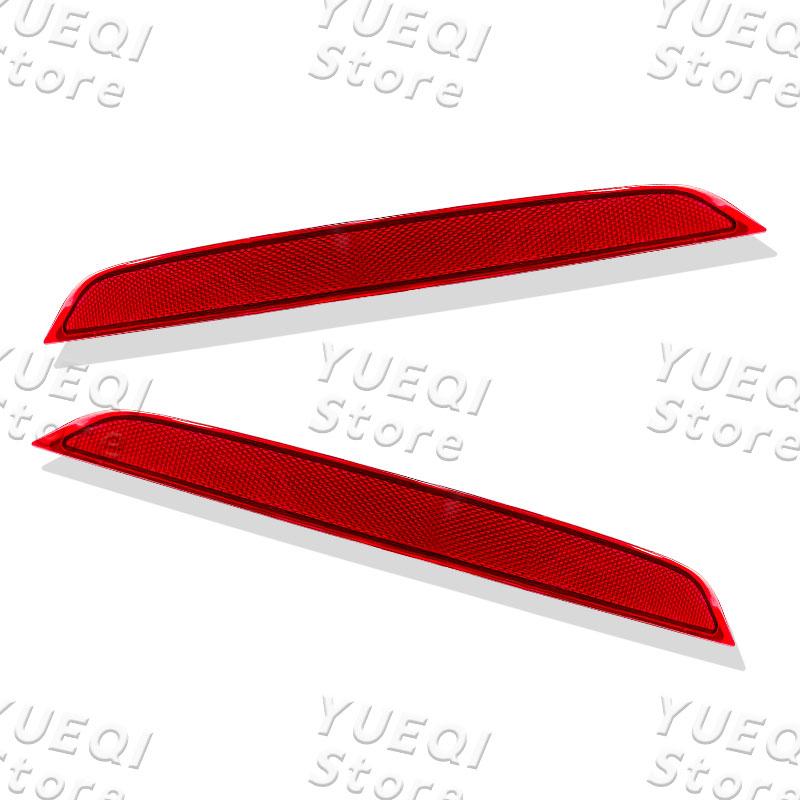 

63147290091 63147290092 Car Rear Bumper Reflective Strips Red Reflector Light Brake Lamp For BMW X5 F15 2014 2015 2016 2017 2018