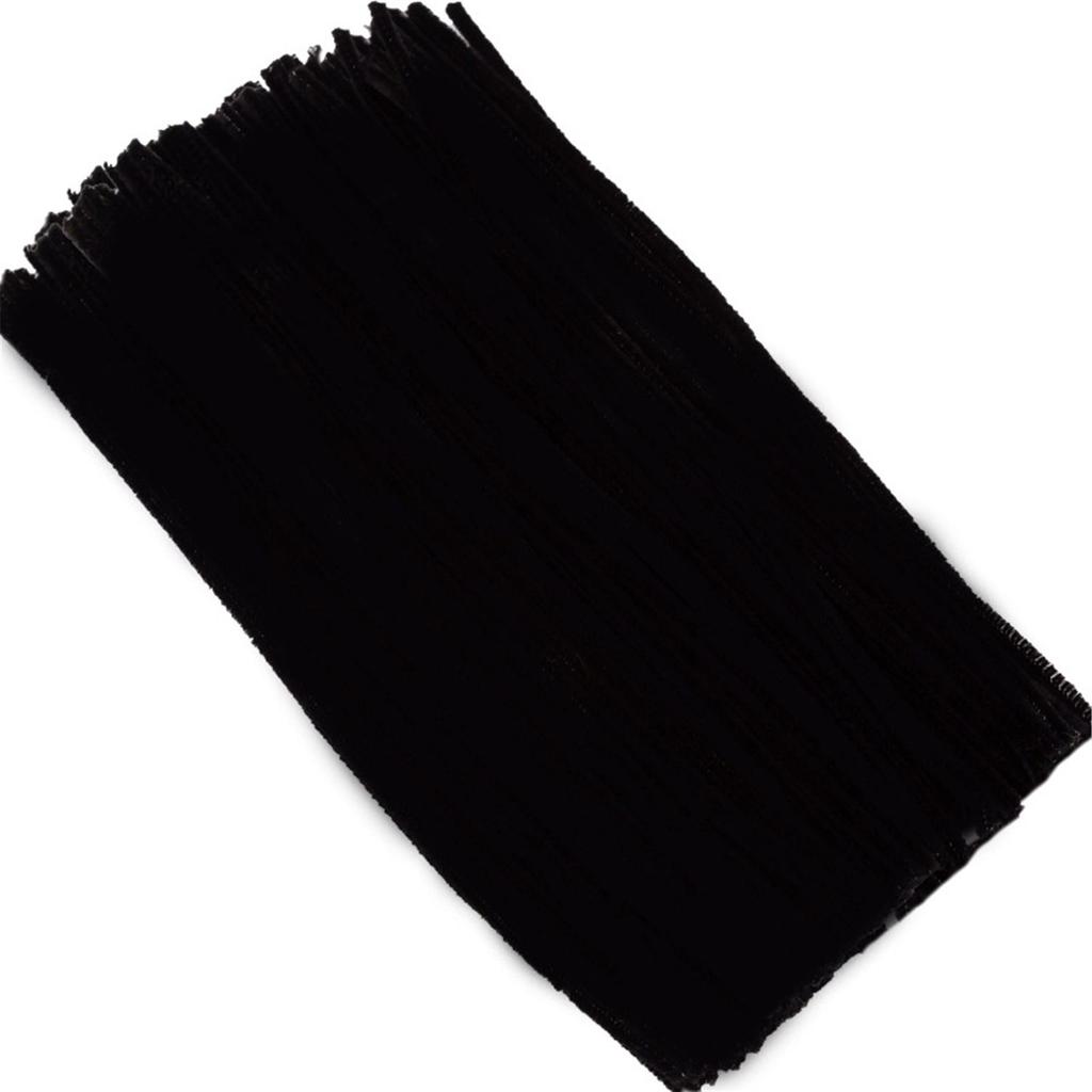 Tallos superiores con cable, varillas de oropel navideñas, tallos de chenilla con purpurina, suministros para manualidades DIY, limpiadores de felpa