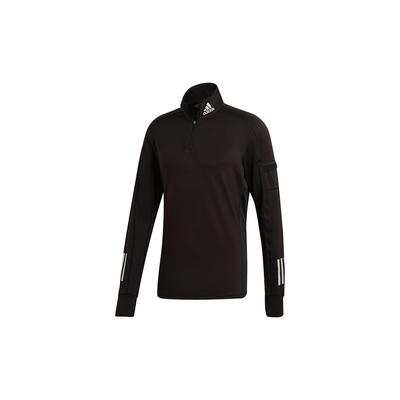 Own The Run 1/Zip Warm Sweatshirt Black Men Streetwear GC7910