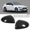 Paar Rückspiegelkappe Links Rechts Ersatz für C-Klasse W206 2022+(Kohle     )