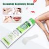 100g Unisex Cucumber Moisturizing Hair Removal Cream Natural Gentle Depilatory Cream