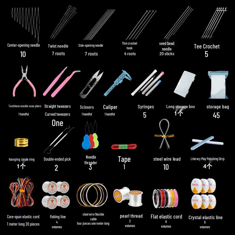 Beading Bracelet Tool Kit: Needle & Accessories for DIY Handmade Jewelry