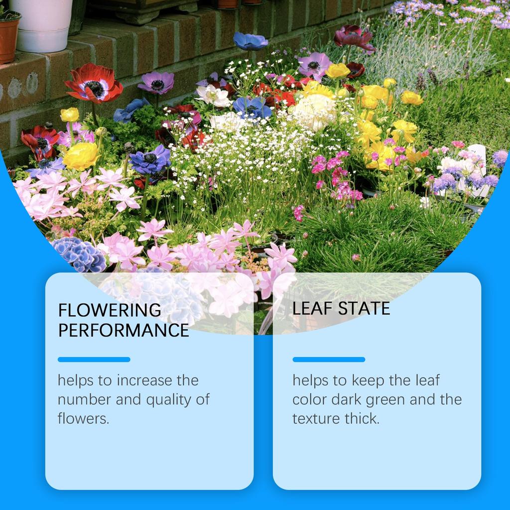 Plant Nutrition Powder Promotes , Increases Leaf Density And Leaves, And Is A Universal Horticultural Fertilizer That Is Easy To Apply By Flushing