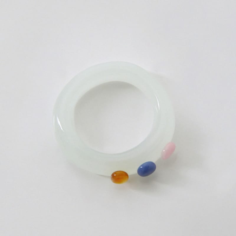 APIOH Pebble Glass Ring