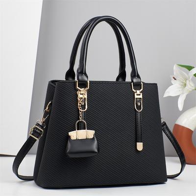 New High-value Fashion Handbag Versatile Large Capacity Shoulder Bag Simple and Atmospheric Tote Bag Macaron
