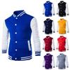 Jacket European Men's Casual Men's Stand Collar Baseball Jacket
