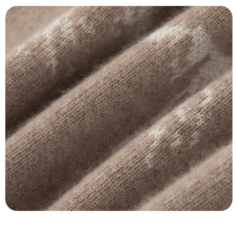 Autumn/Winter Girls' Cute Cat Cashmere Sweater - Thickened Wool for Big Girls