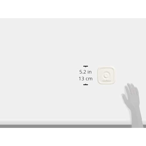 Nodahoro Enamel Storage Container, Lid Only, Airtight Lid, Square, for M/L Sizes, with Handle, for Square and Rectangular Storage Containers (Large),