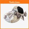 Chic European And American Style Polyester Sun Hat With Breathable Design For Women