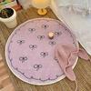 Round Carpet Cartoon Cute Carpet Living Room Sofa Round Floor Mat Clothing and Hat Room Dressing Table Mat