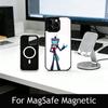H-Hazbin V-Vox Handyhülle Für iPhone17,16,15,14,13,12,11 Plus,Pro Magnetisch mit Magsafe Kabellose Ladefunktion