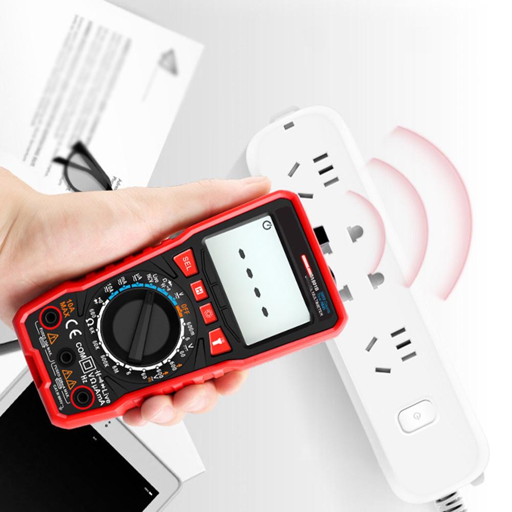 Auto Ranging Digital Multimeter True RMS 9999 Counts AC DC Voltage Current Multimeter NCV Detection Measurement Tools