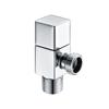 Tuqiu Brass Angle Valve Water Control Valve Brushed Gold Corner Valve Bathroom Tap Water Valve 1/2*1/2 Brass Black Angle Valves