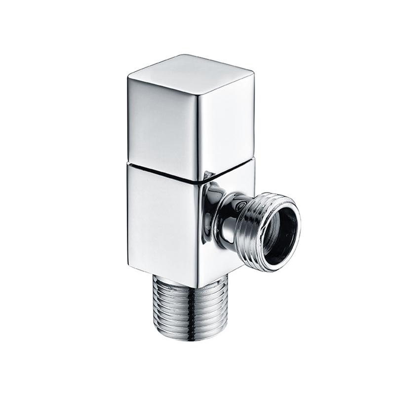 Tuqiu Brass Angle Valve Water Control Valve Brushed Gold Corner Valve Bathroom Tap Water Valve 1/2*1/2 Brass Black Angle Valves