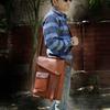 Personalized Leather Satchel Tablet Bag Laptop Case Office Briefcase Messenger Gift for Men Computer Distressed Shoulder Bag for Women