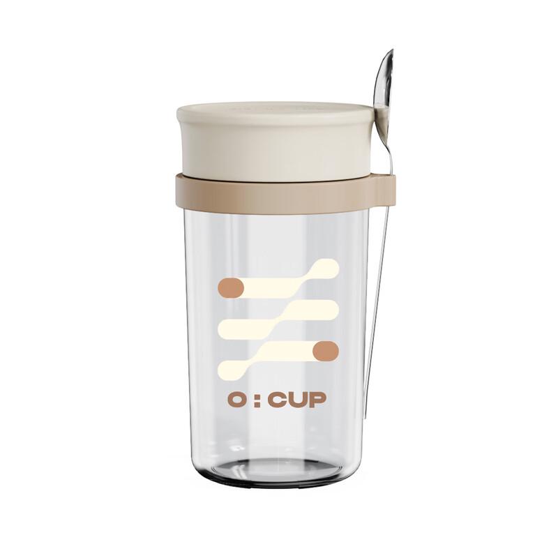 Portable Sealed Oatmeal & Coffee Mug, White 500ML