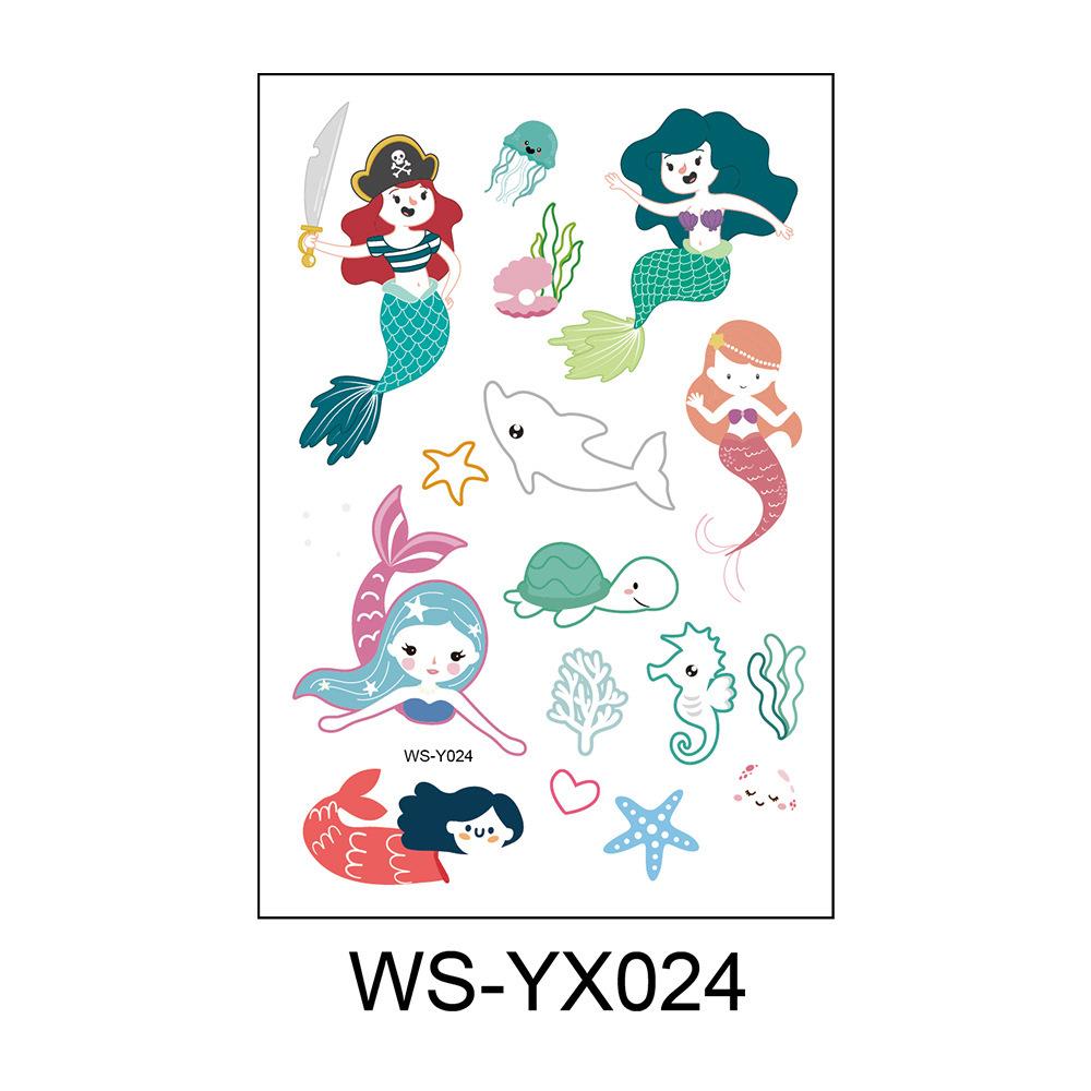 Cross Border Children's Cartoon Tattoo Stickers Space Dinosaur Boy Girl Cute Temporary Waterproof