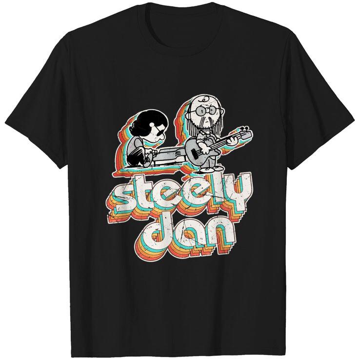 Retro Steely Dan Guitar Black T-Shirt S285D91 Unisex T-Shirt