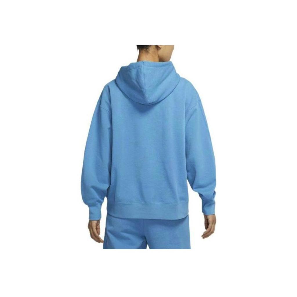 Jordan Classic Jumpman Logo Hooded Casual Loose Fleece Long Sleeve Sweatshirt Women sweatshirt Blue DQ4604-469