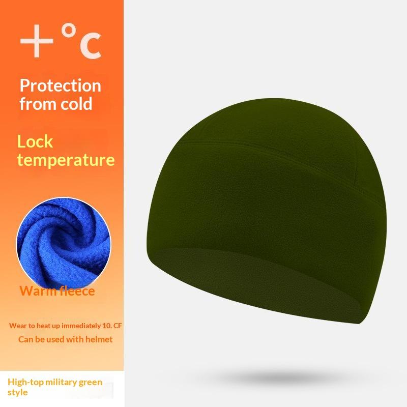 Warm Fleece Winter Beanie With Thermal Insulation Stretchy Fit For Skiing Hiking Camping Outdoor