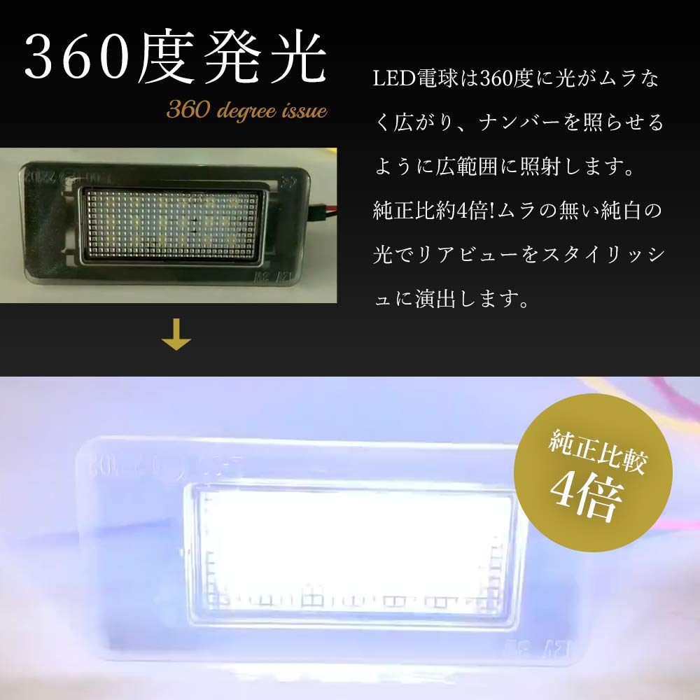 Lumină Plăcuță de Înmatriculare Nissan Serena C27, Lampă LED pentru Plăcuța de Înmatriculare, Lumină Alb Pur, Luminozitate Puternică, Set de 2