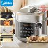 Midea 6L Smarter Elektrischer Schnellkochtopf mit zwei kugelförmigen Einsätzen CN-Stecker (Adapter enthalten)